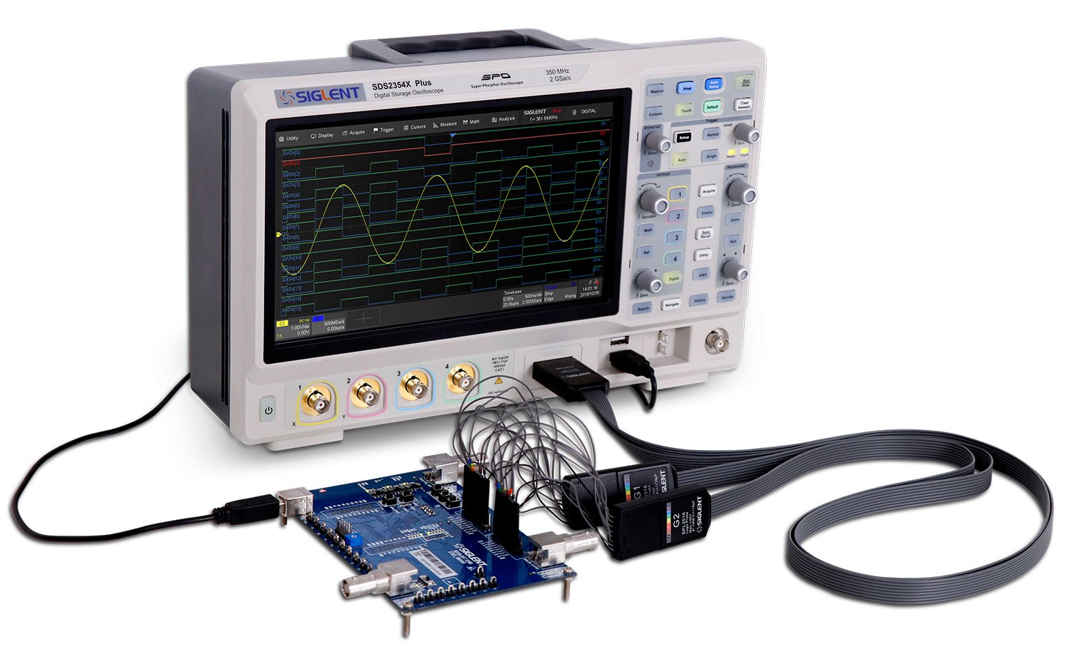 SDS2000X Plus — Bode Plot and Power Analysis